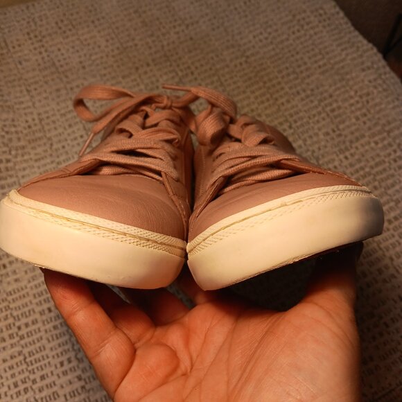 A New Day women's 'Madison' dusty rose pink faux leather lace up sneakers sz 12 - Picture 6 of 11